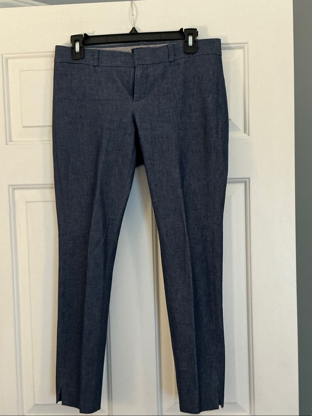 Banana Republic Women's Sloan Ankle-Length Pants in Blue size 2P